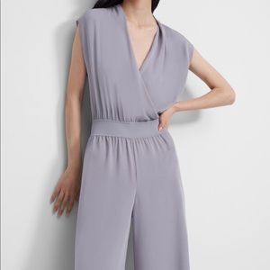NWT Theory Lilac Silk Jumpsuit